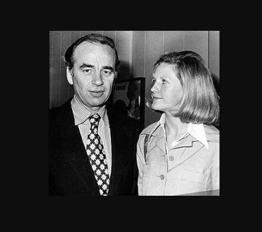 Rupert Murdoch with his first wife, Patricia Booker. first wife, spouse,